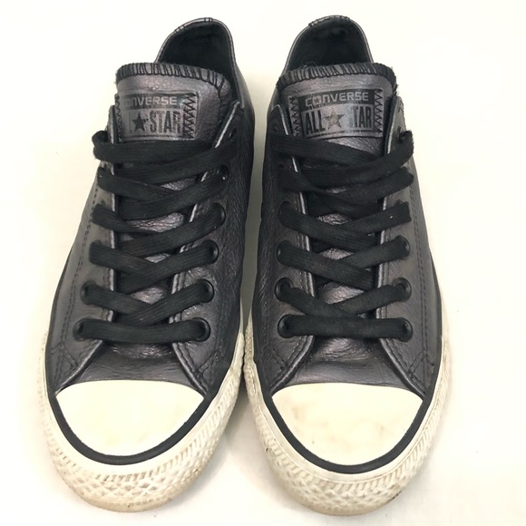 converse double platform sneakers
